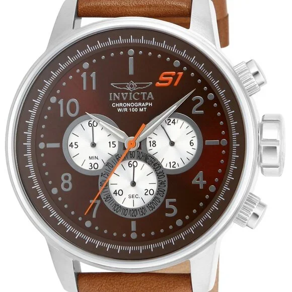 Invicta S1 Rally Champion Men's Watch - 48mm, Light Brown (16015)
